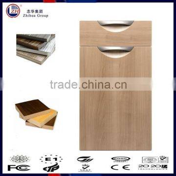 zhuv wood grain color decorative pvc kitchen cabinet door