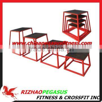 Red Steel Plyo Boxes