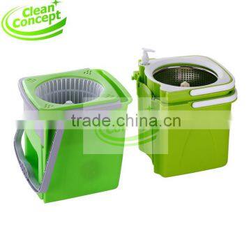 Folding bucket spin mop