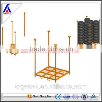 mental weld strong post pallet stackable tire rack factory manufacturor