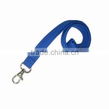 High quality nylon lanyard blue tubular lanyard