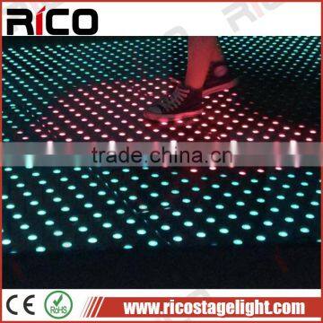 Nightclubs Party dj IP65 8*8 Pixels Interactive Led Portable Dance Floor photo-2