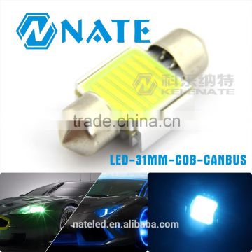 Super bright 31mm led cob canbus car festoon