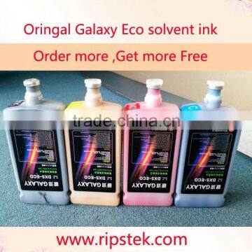Ourdoor digital printing machine Galaxy Eco solvent ink for DX5 Head