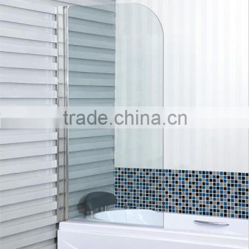 Frameless bathroom tempered glass shower door