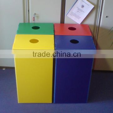 Outdoor/Industrial Foldable PP plastic Waste Bin/Dustbin/Trash bin