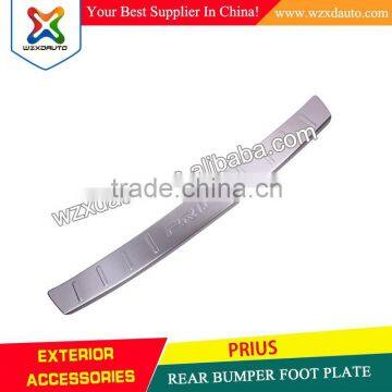 REAR BUMPER FOOT PLATE STAINLESS STEEL FIT FOR PRIUS