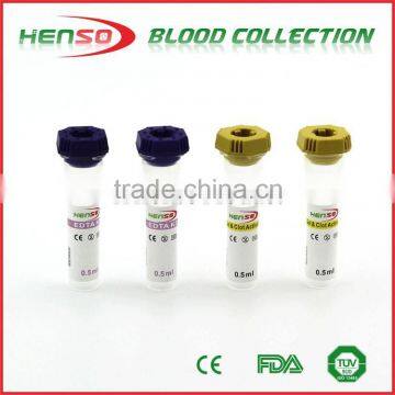 HENSO Micro Blood Collection Tubes rubber stopper