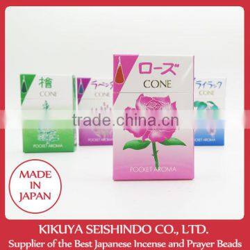 Daihatsu Incense Cones, Pocketan Tanka, Rose Cones, Pocket Aroma, incense no stick, incense cones, home incense, natural incense