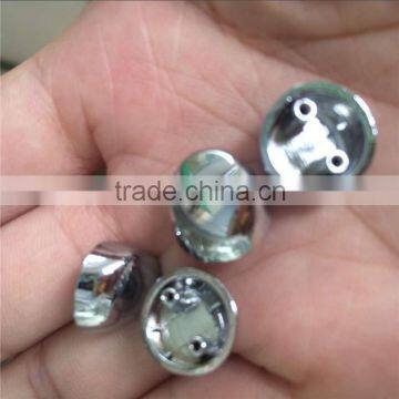 die casting Massage equipment metal accessories in white chrome palting