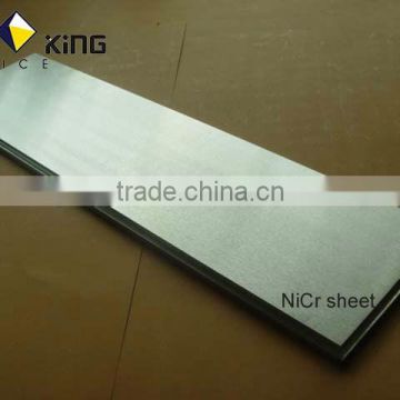 NiCr Target nickel alloy metal sheet with step