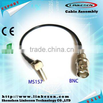 BNC female to MS157 connector for RG174 cable