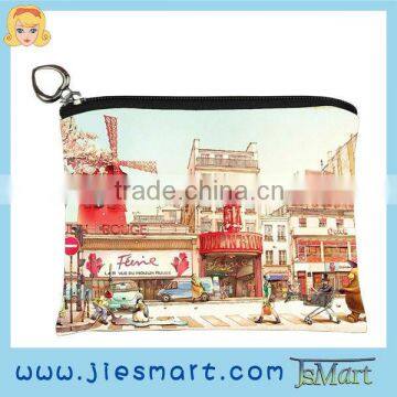 coin purse promotional change purse sublimation printing