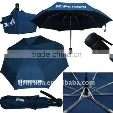 3 folding aluminum advertising umbrella