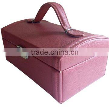 2014 hot selling custom jewelry packaging case, box factory,wholesale with mirror