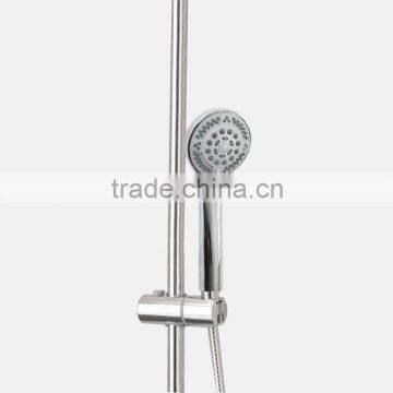 Elegant Wall Mounted Bathroom Shower Chrome Faucet photo-4