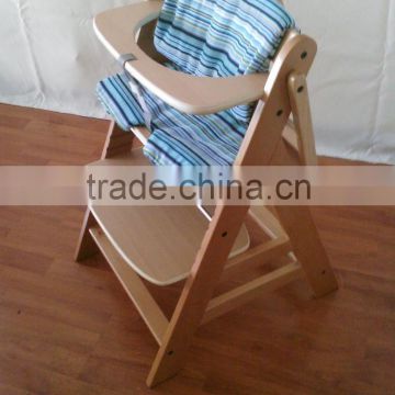 Beech wood Baby feeding high chair