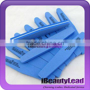 Hot sale Nail art file sponge nail buffer file blue color nail buffer file