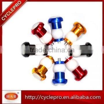 Competitive Price-2Pcs Red Bicycle Bike CNC Handle Bar End Bar Plugs Lights LED Lights Pairs,bicycle Light photo-2