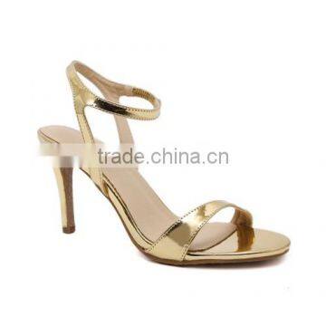 High Heel Shoes Gold Shoes Women Popular Shoes 2016 PL1693