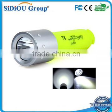 18650 battery plastic led flashlight torch