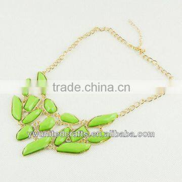 OEM Wholesale Fashion bubble bib necklaces