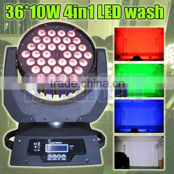 led moving head 36*10W 4in1 for production and event