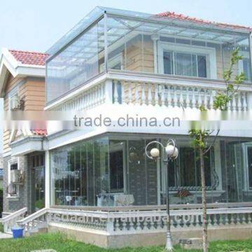 Aluminium Glass Sunshine Hut Bulit in Garden House photo-4