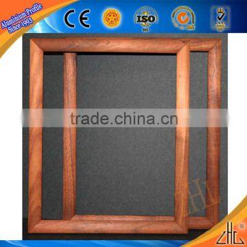 Good! Specialized african wood Types of wood pattern aluminum profile for picture frames