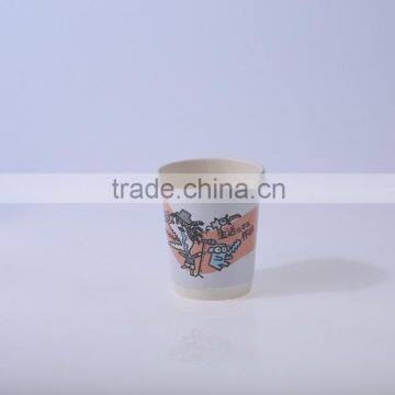 Hangzhou Lvyang 10oz / 12oz Double wall insulated hot coffee paper cups