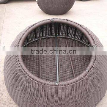 Outdoor Round Shape Stackable Wicker Sofa Set photo-6