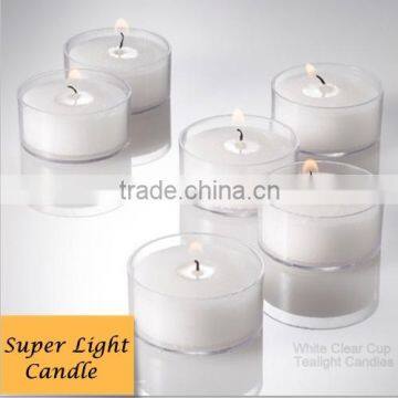 PVC cup paraffin tealight candle