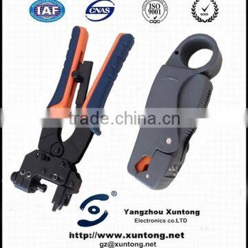 CATV RF Coaxial Cable Connector Hand crimping tool