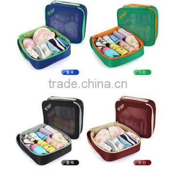 Manufacturer Korea Cosmetic Bag tote Travel mesh knickers Bag