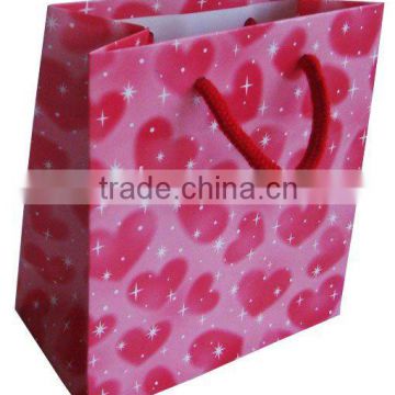 printed art paper gift bags for packaging