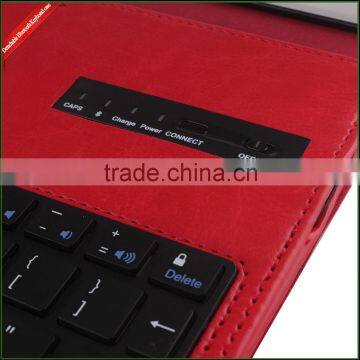 Three in One Bluetooth Keyboard Battery Case Leather Case for IPad Air