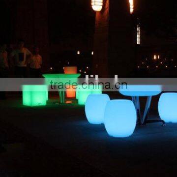 outdoor/indoor LED lighting chair/stool