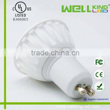 UL CE FCC Approval Aluminum+plastic Dimmable Spotlight Gu10 LED