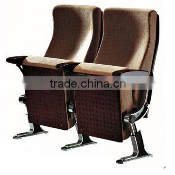 Public Push Back Auditorium Chair /Wood Cinema Chair YA-03