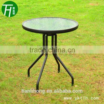 Hot Sale Chian Manufacture Cheap Outdoor tempered Glass Table/Coffee Table