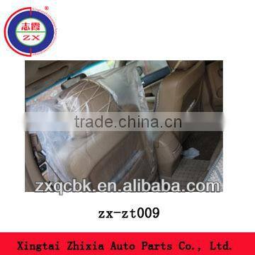ZX- LDPE white color plastic disposable car Seat Cover /disposable car seat cover factory