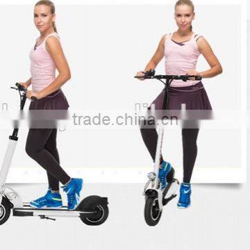 Cheap black Kick Stand Up Folding Air Two Wheel Mini Adult foot pedal kick scooter