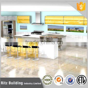 Ritz kitchen cabinet design,high quality kitchen cabinet