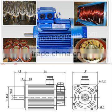 Guomao high quality Y2 three phase asynchronous motor IP55 220V 415V