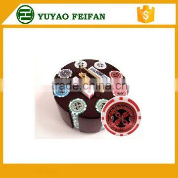 custom poker chips chosen 200pcs with roundness wooden type