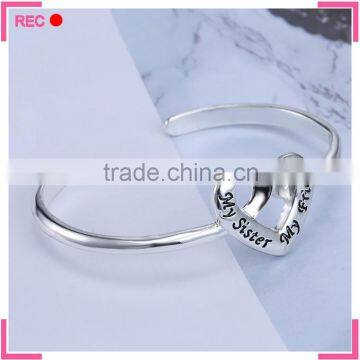 Engraved bracelets wholesale for women, for sisters bangles and bracelet jewelry