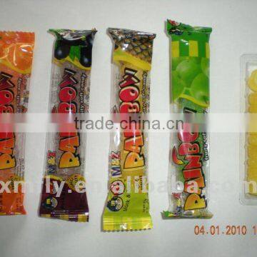 Individual Wrapped Fruit Flavour Sugar Coated Candy Jelly Bean Candy