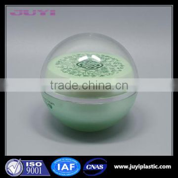 15g 30g 50g ball shaped acrylic jar cosmetic cream jar