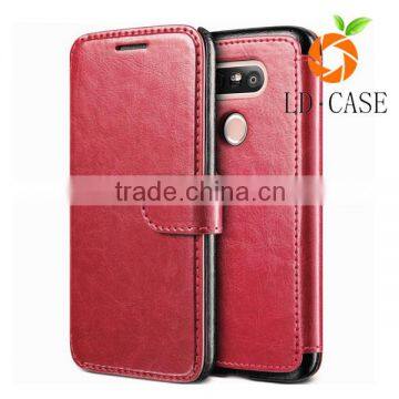 Flip Leather Wallet Case For LG G5 Phone Case Cover photo-4