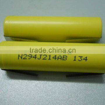 18650 battery lg he4 sdi icr18650he4 2500mah 3.7V 30A battery cell with tabs